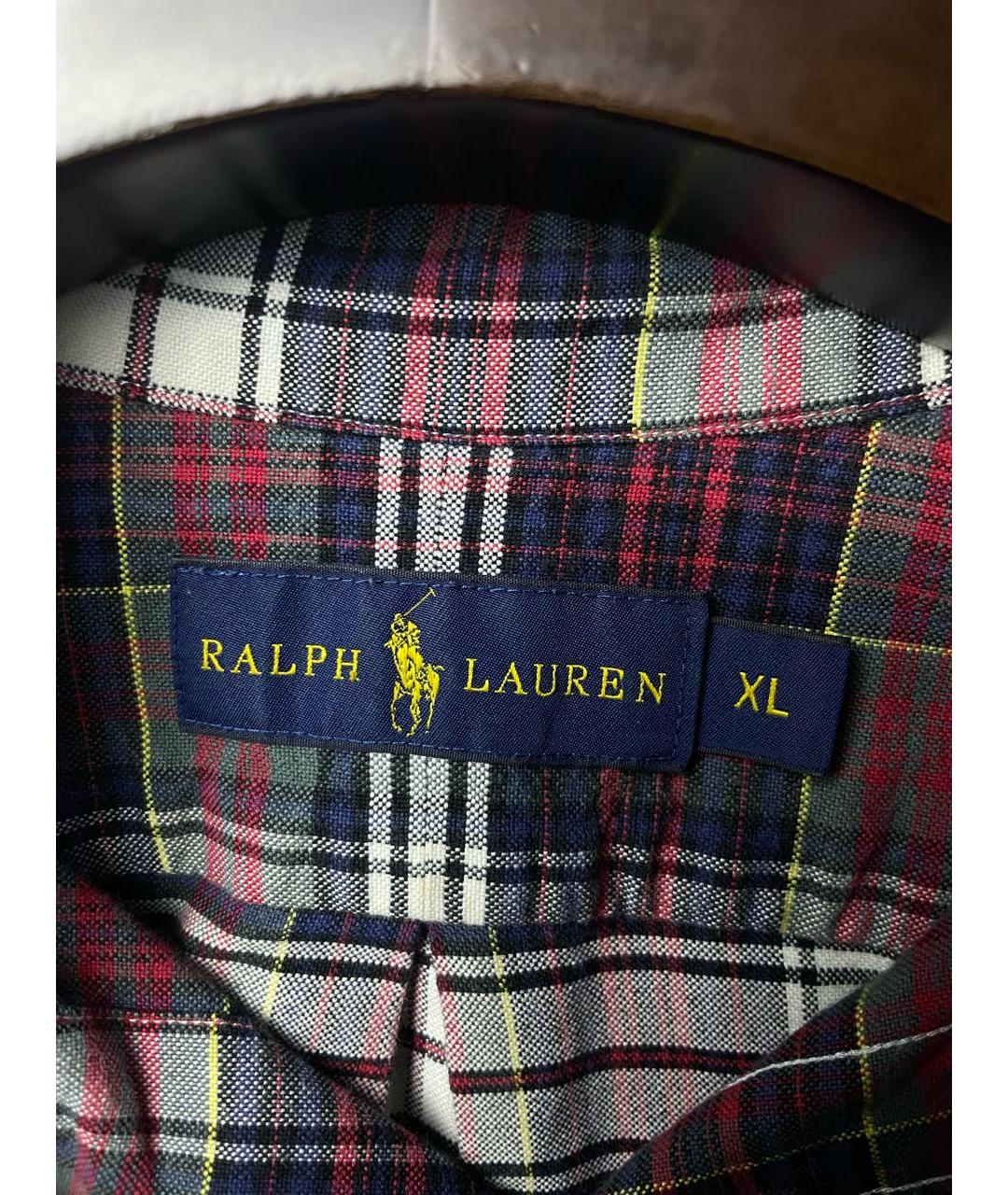 RALPH LAUREN Мульти хлопковая кэжуал рубашка, фото 2