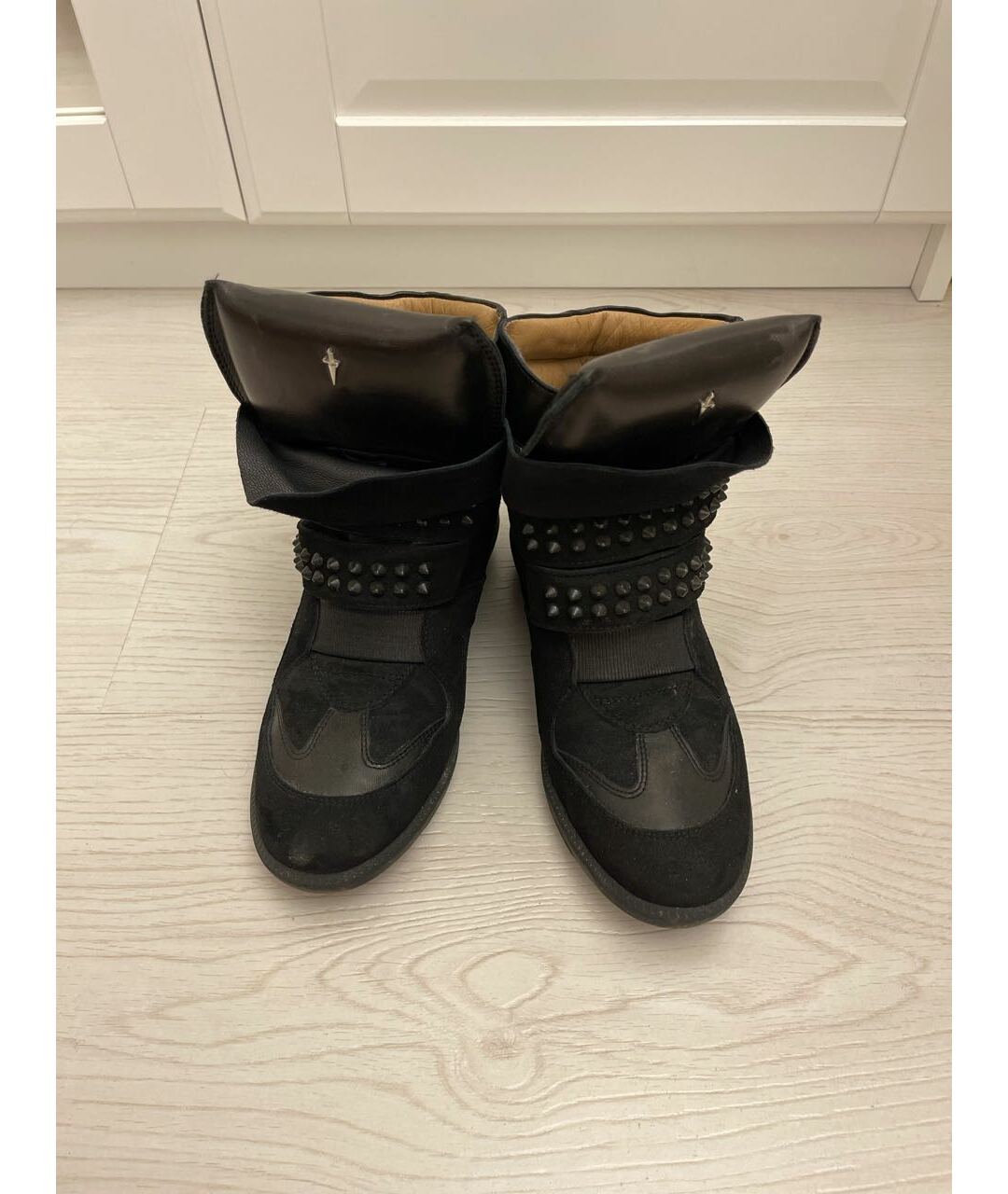 CESARE PACIOTTI 4US KIDS Черные замшевые ботинки, фото 2
