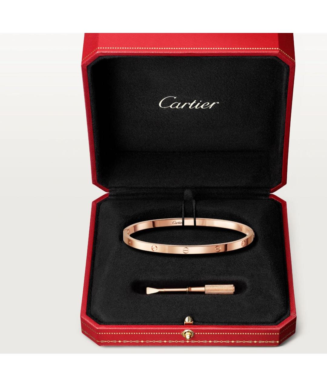 CARTIER Золотой браслет из розового золота, фото 4