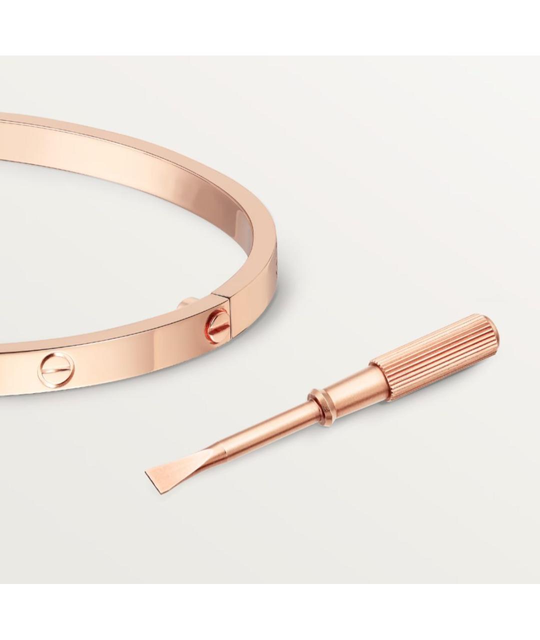 CARTIER Золотой браслет из розового золота, фото 3