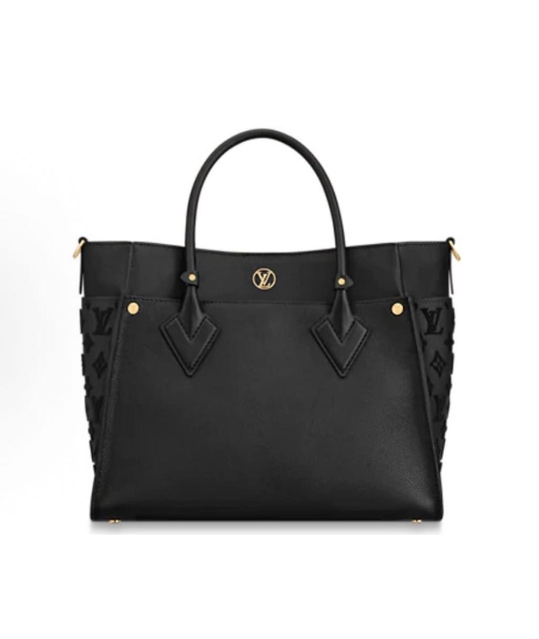 LOUIS VUITTON Черная сумка с короткими ручками, фото 2