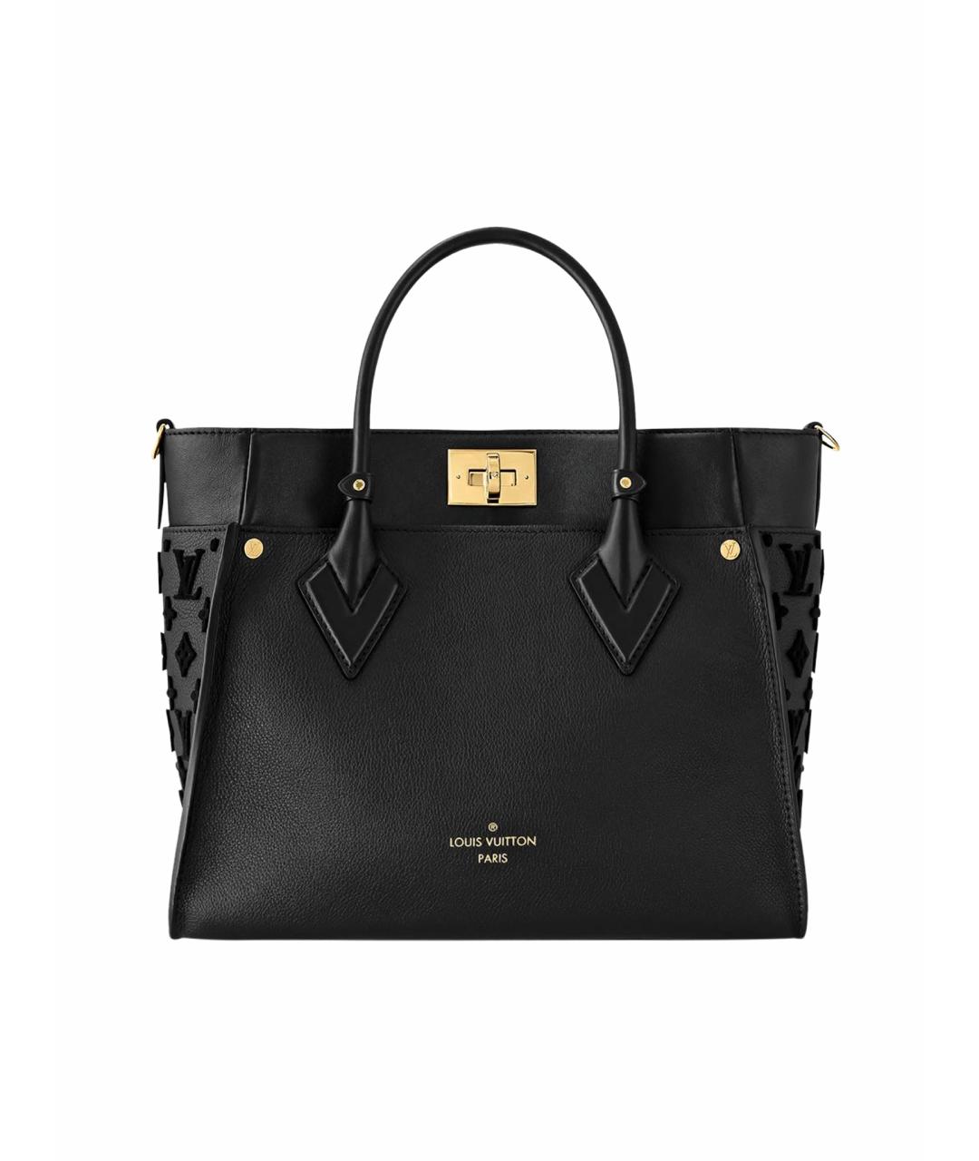 LOUIS VUITTON Черная сумка с короткими ручками, фото 1