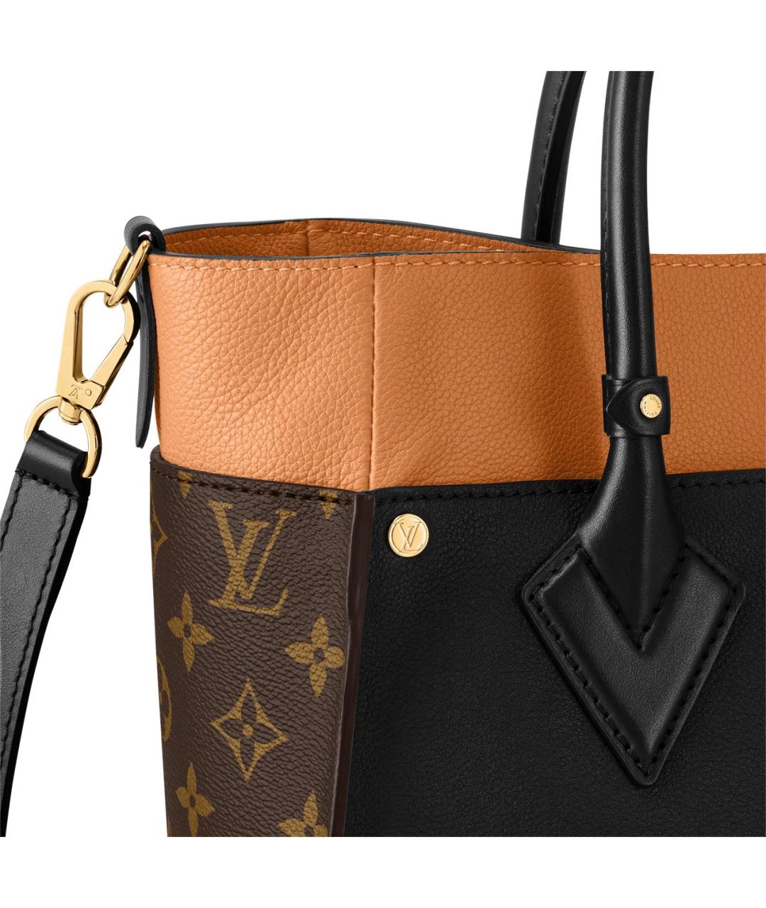 LOUIS VUITTON Коричневая сумка с короткими ручками, фото 2
