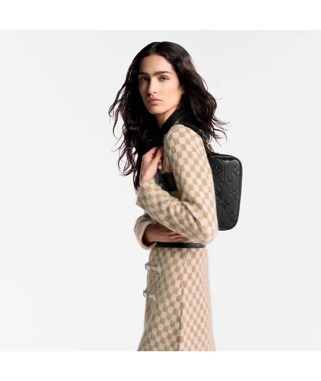 LOUIS VUITTON Черная сумка через плечо, фото 6