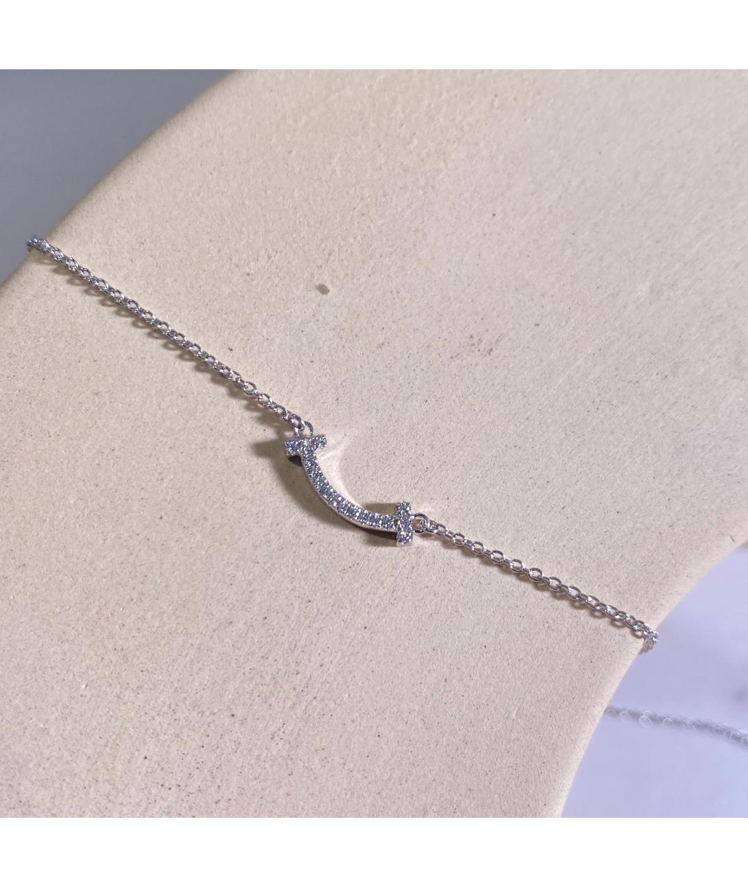 TIFFANY&CO Серебряное колье из белого золота, фото 6