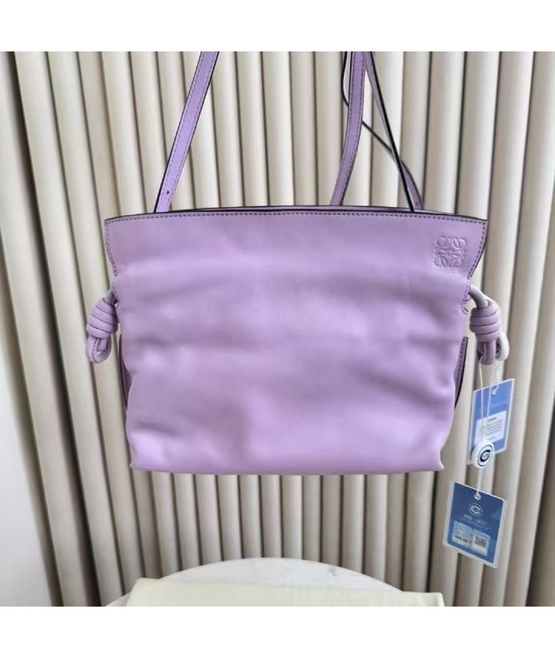 LOEWE Фиолетовая кожаная сумка через плечо, фото 2