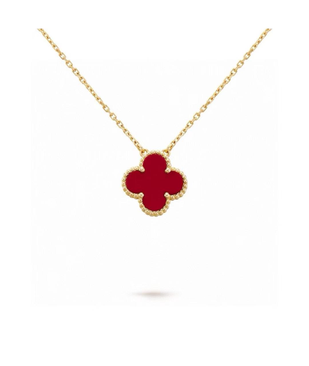 VAN CLEEF & ARPELS Красная подвеска из желтого золота, фото 6