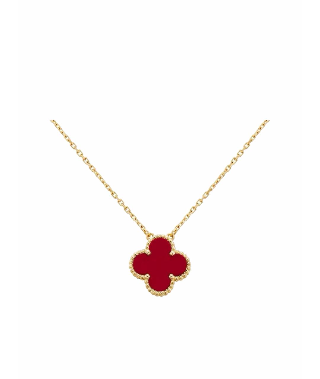 VAN CLEEF & ARPELS Красная подвеска из желтого золота, фото 1