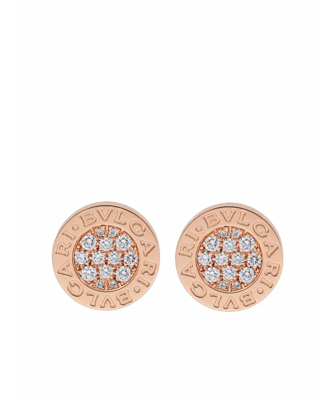 BVLGARI Золотые серьги из желтого золота, фото 1