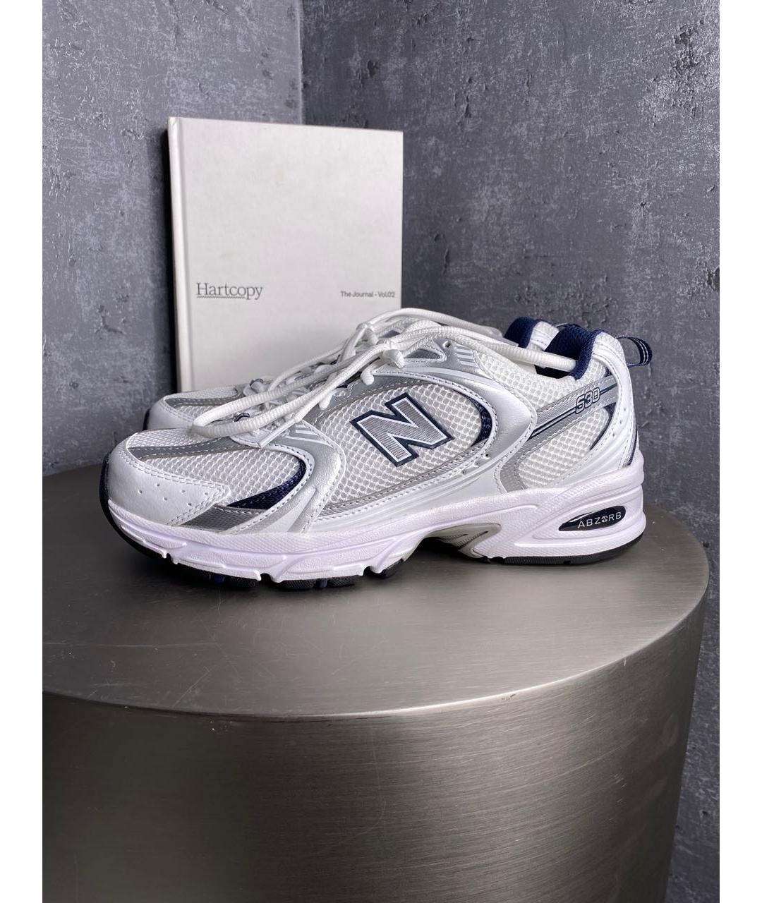 NEW BALANCE Белые синтетические кроссовки, фото 5