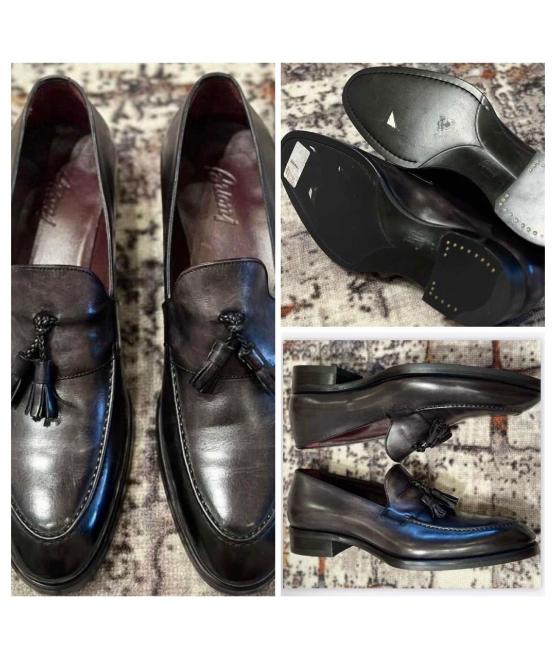 BRIONI Кожаные лоферы, фото 8
