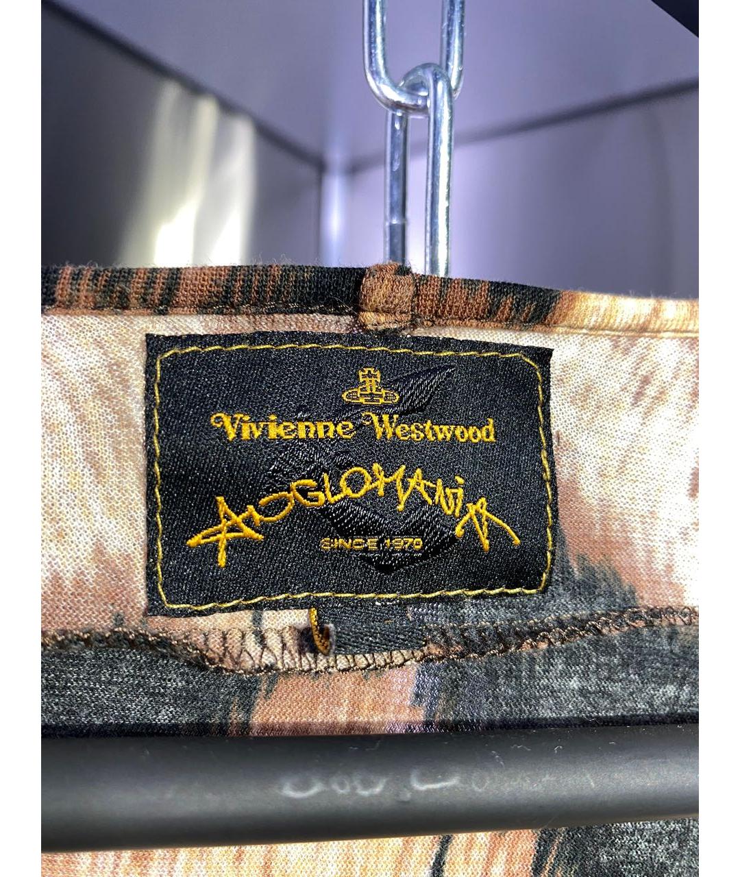 VIVIENNE WESTWOOD ANGLOMANIA Мульти хлопковая майка, фото 3