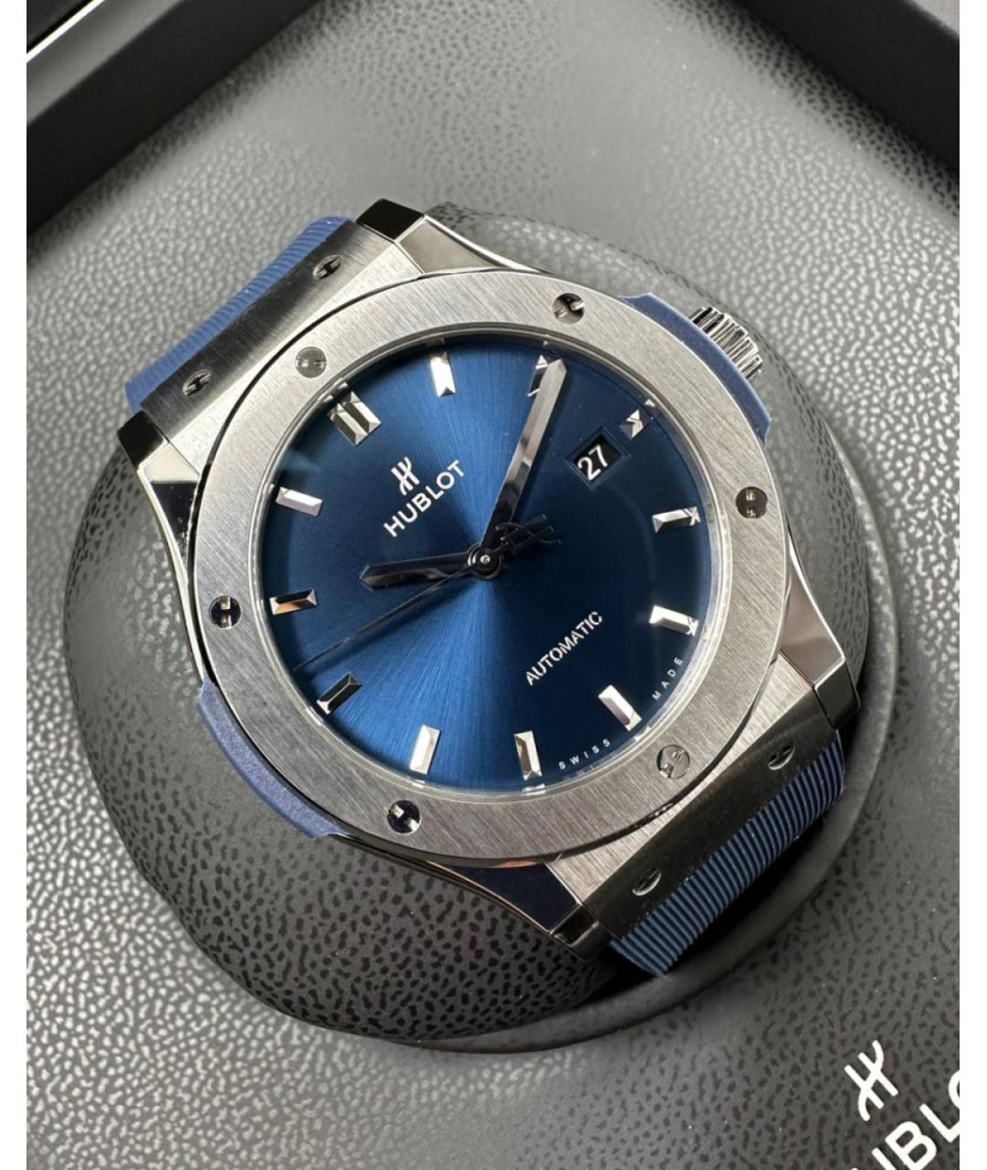 HUBLOT Синие часы, фото 2