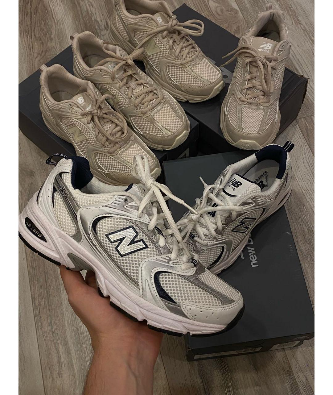 NEW BALANCE Белые синтетические кроссовки, фото 2