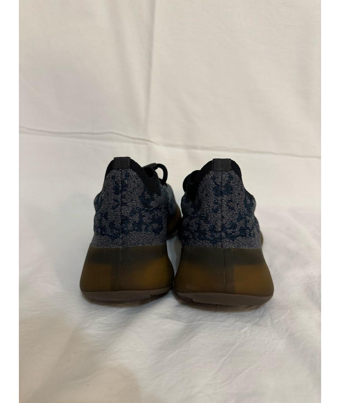 ADIDAS YEEZY Синие текстильные кроссовки, фото 3