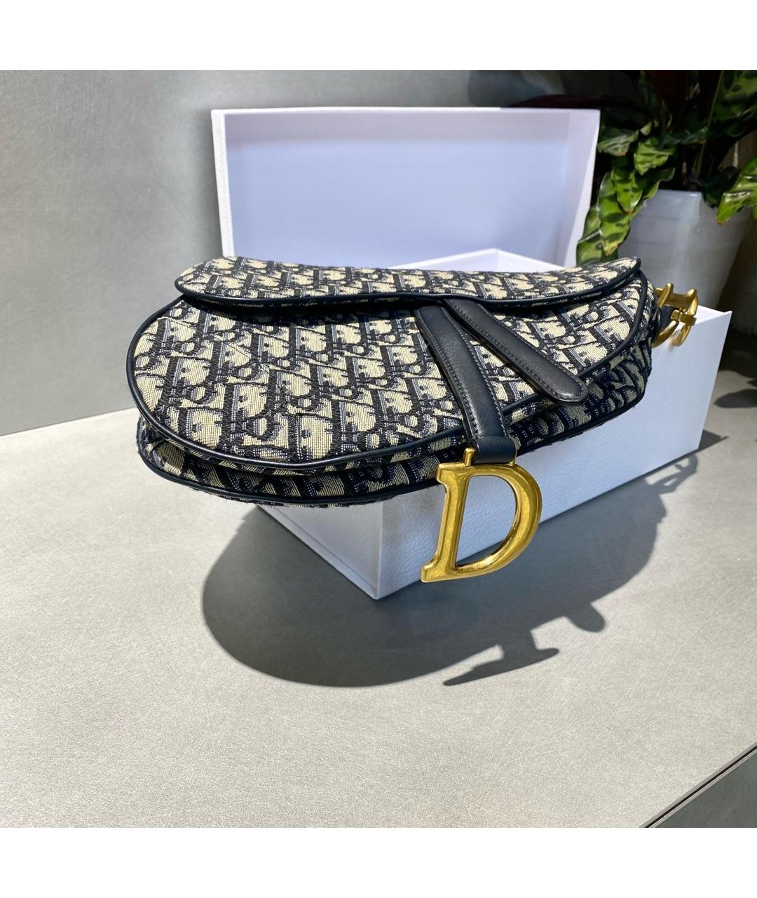 BABY DIOR Голубая жаккардовая сумка через плечо, фото 6
