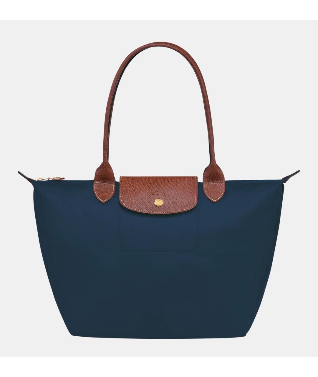 LONGCHAMP Темно-синяя сумка тоут, фото 2