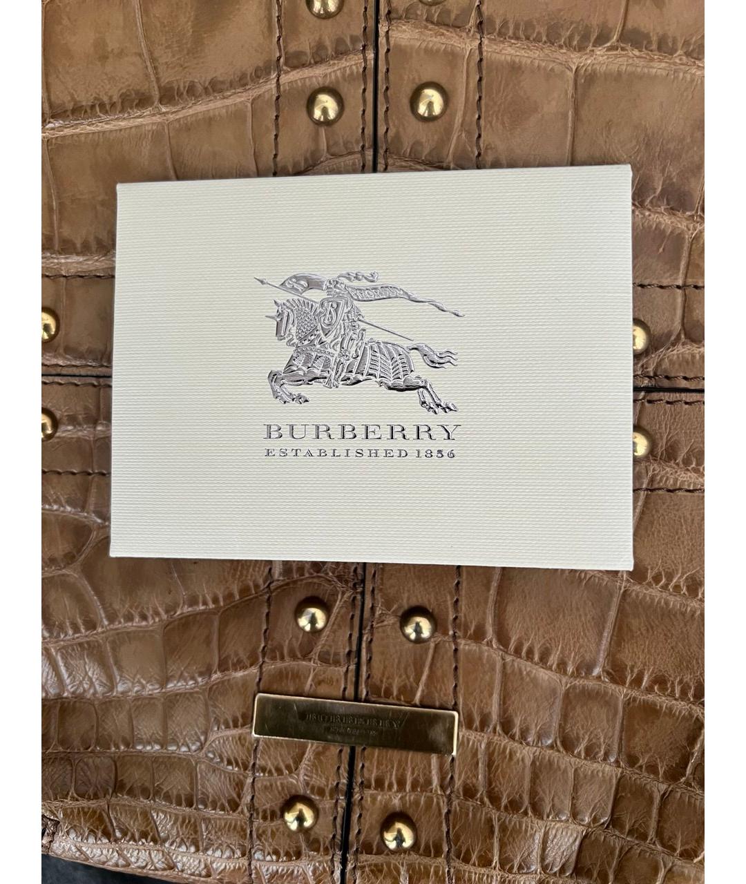 BURBERRY Сумка через плечо из экзотической кожи, фото 8