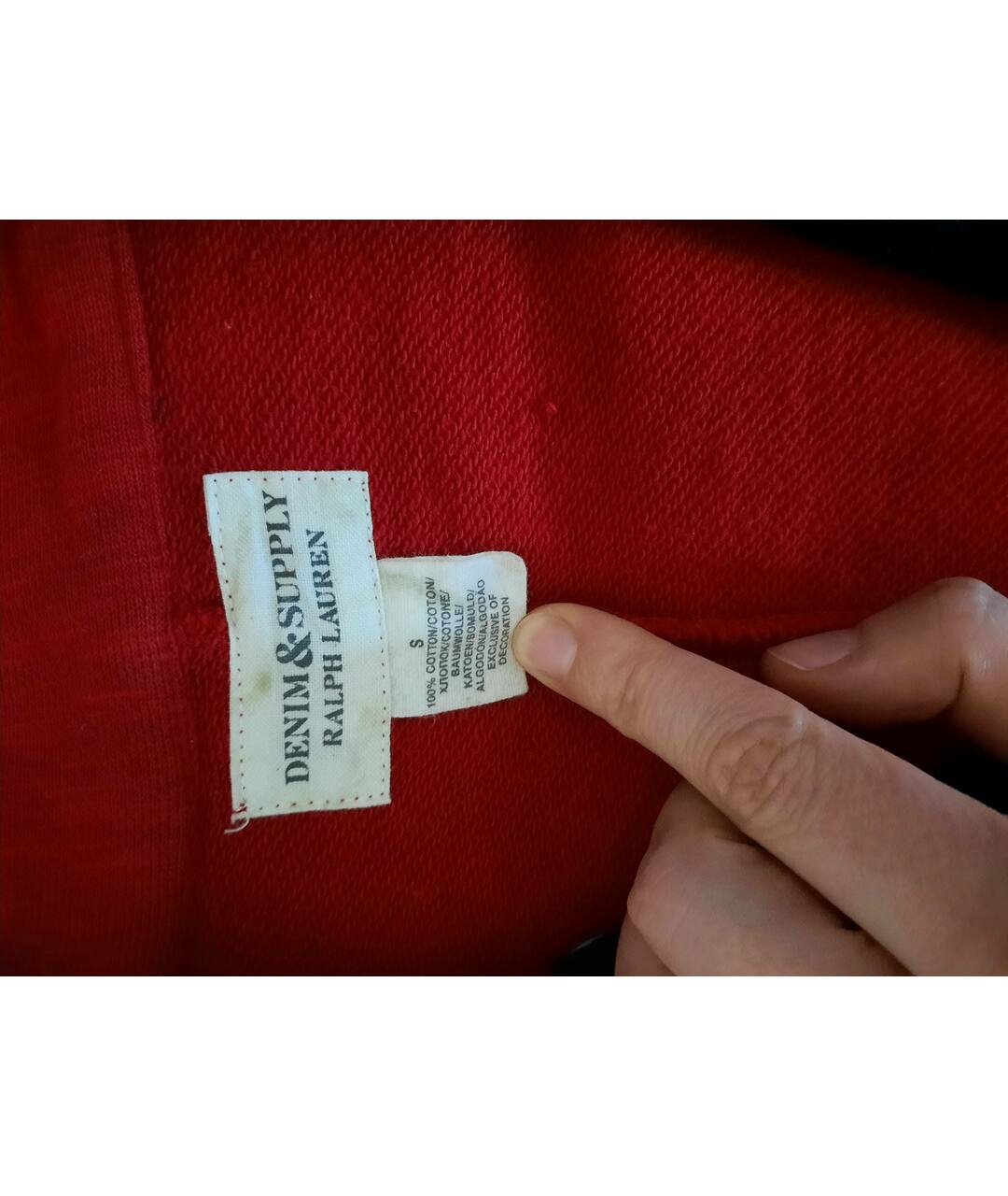 RALPH LAUREN DENIM & SUPPLY Красный хлопковый жакет/пиджак, фото 3