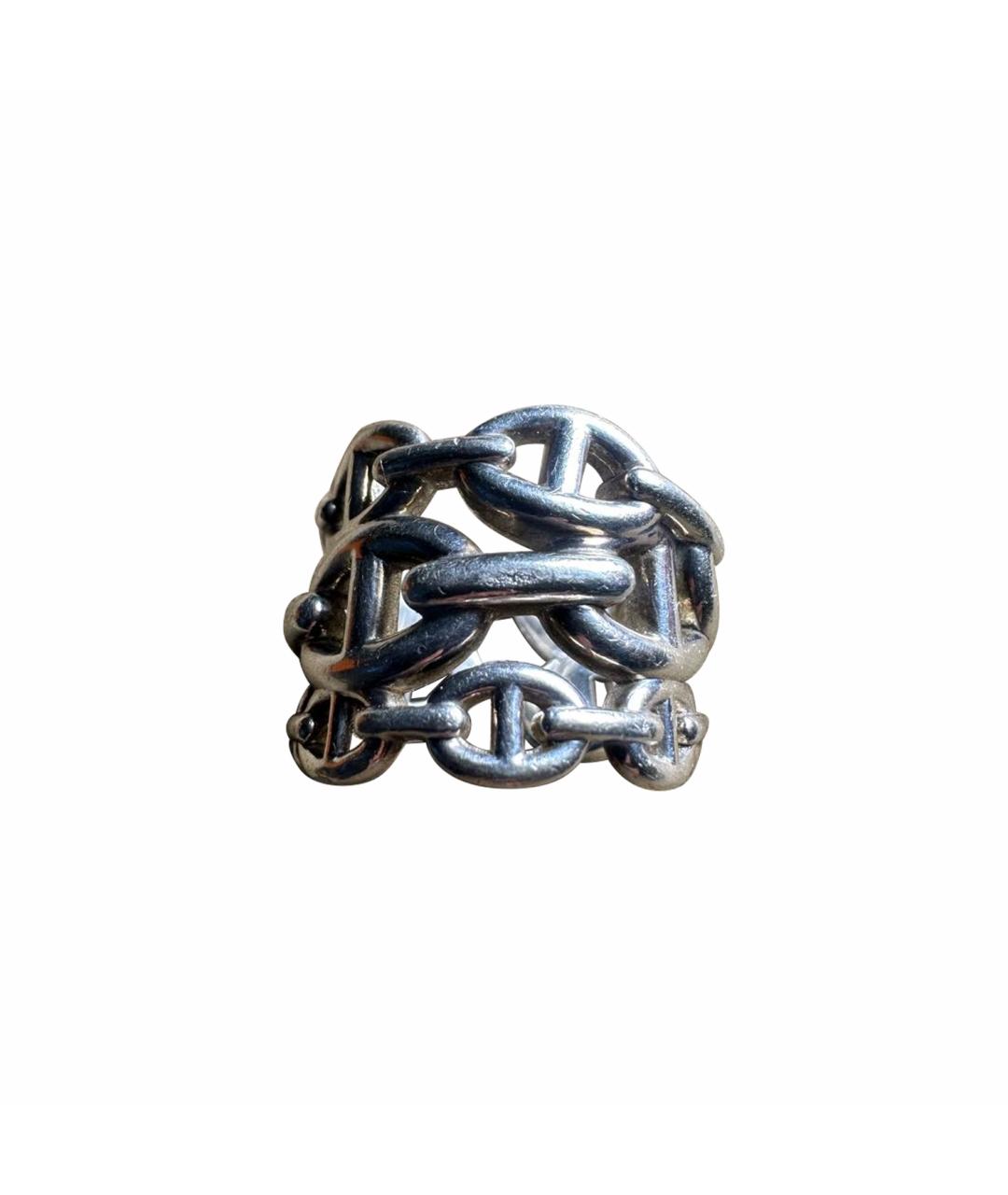 HERMES Серебряное серебряное кольцо, фото 1