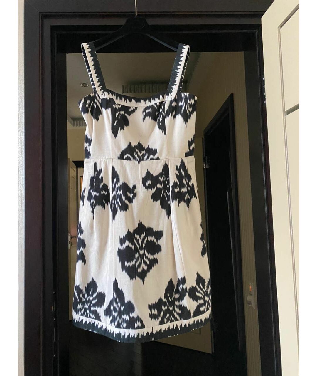 OSCAR DE LA RENTA Белое шелковое коктейльное платье, фото 9