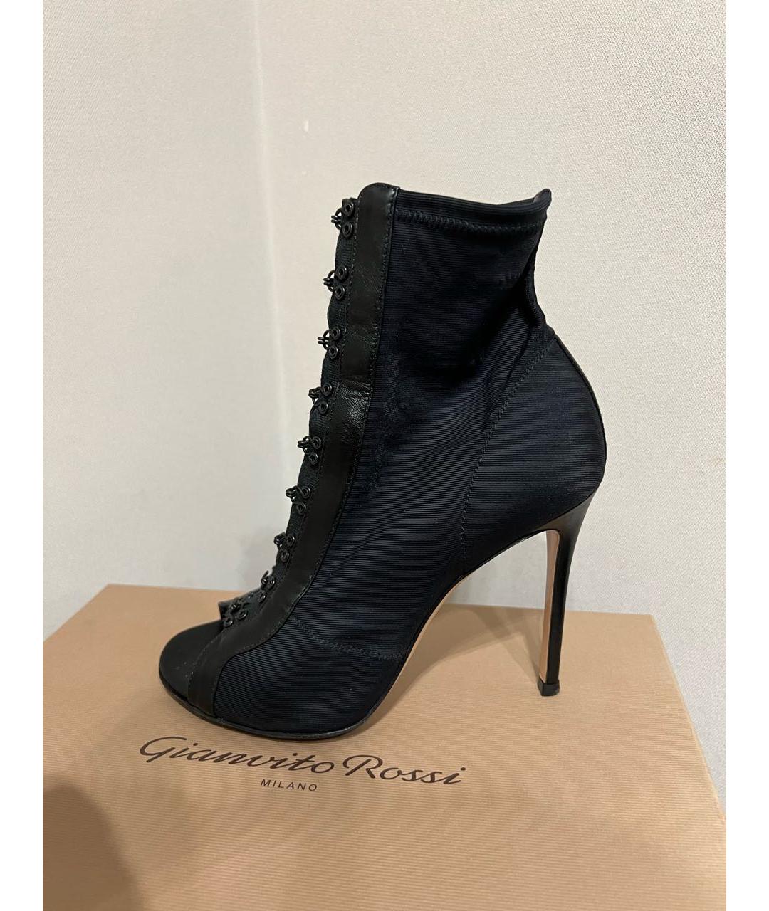 GIANVITO ROSSI Черные босоножки, фото 5