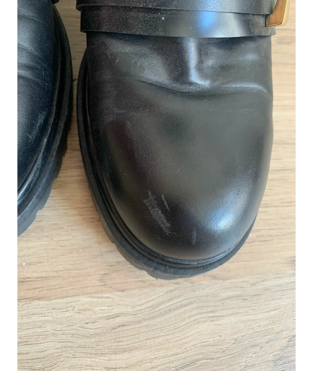 ALEXANDER MCQUEEN Черные кожаные ботинки, фото 7