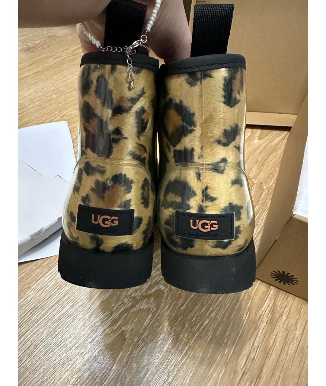 UGG AUSTRALIA Коричневые ботинки, фото 4