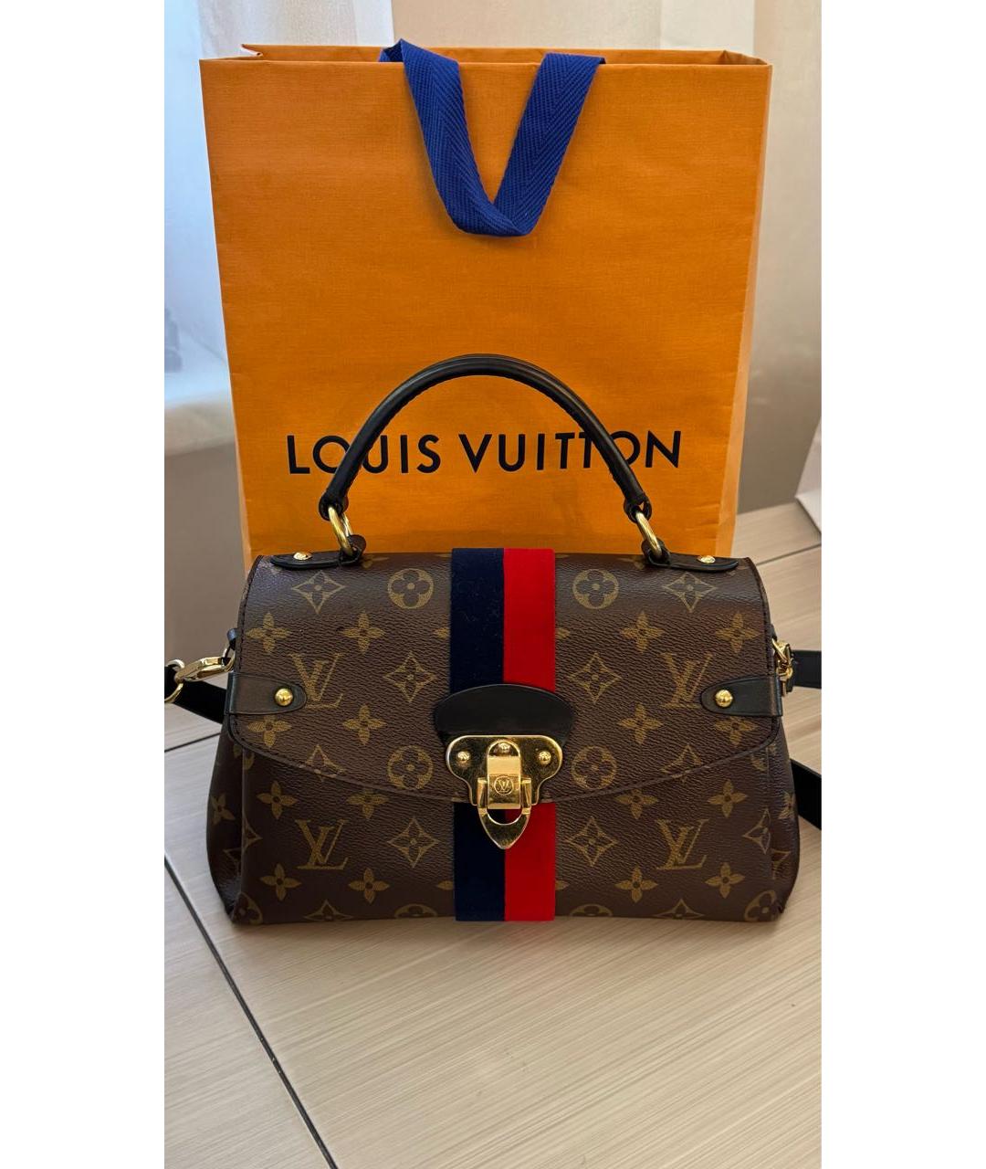 LOUIS VUITTON Коричневая сумка через плечо, фото 5