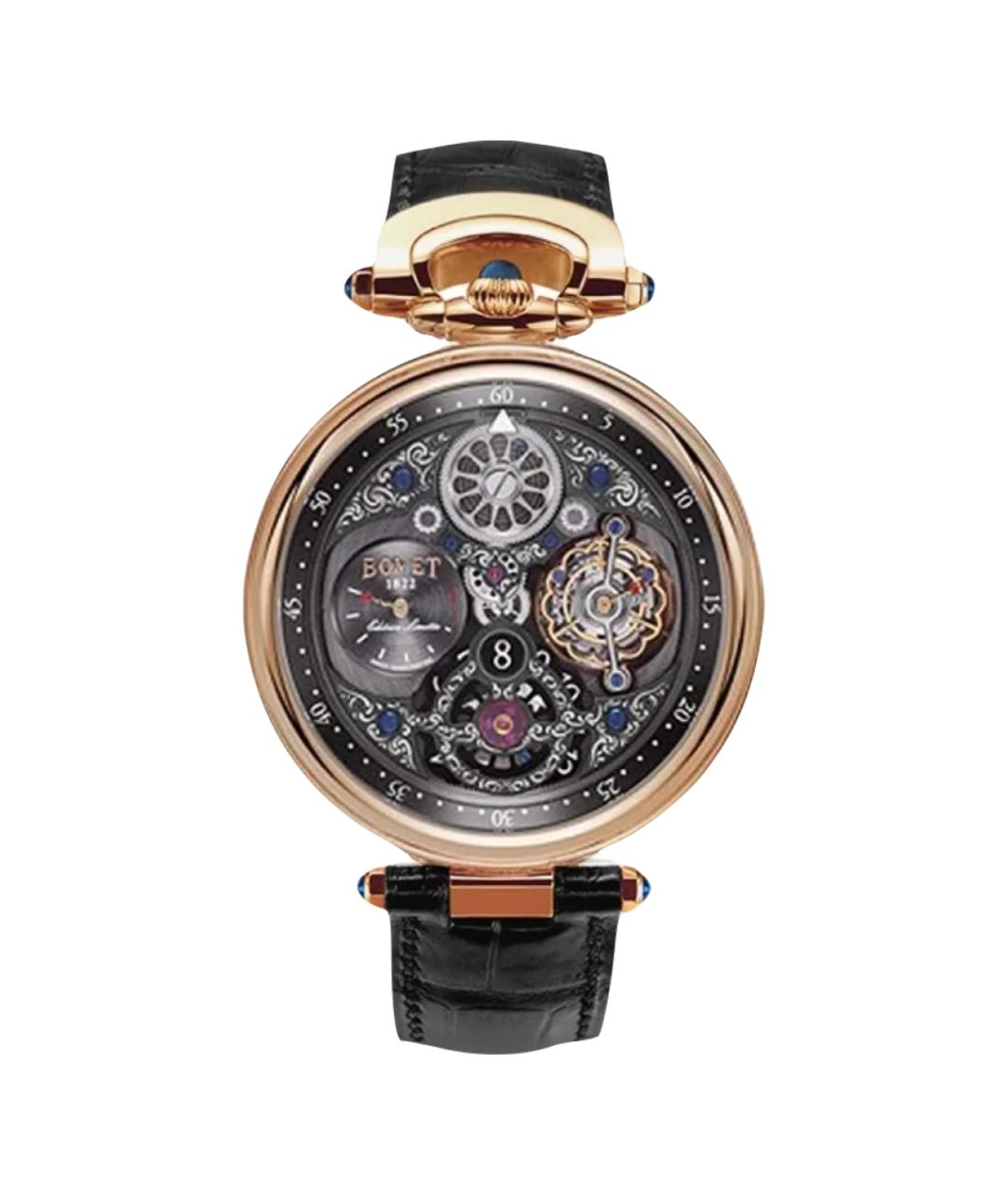 BOVET Черные часы из розового золота, фото 2