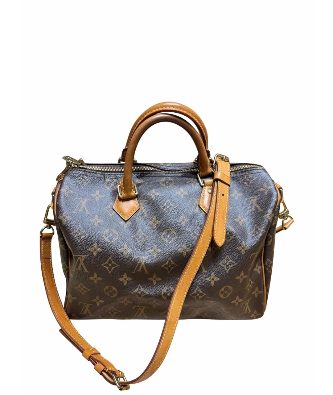 LOUIS VUITTON Коричневая сумка с короткими ручками, фото 1