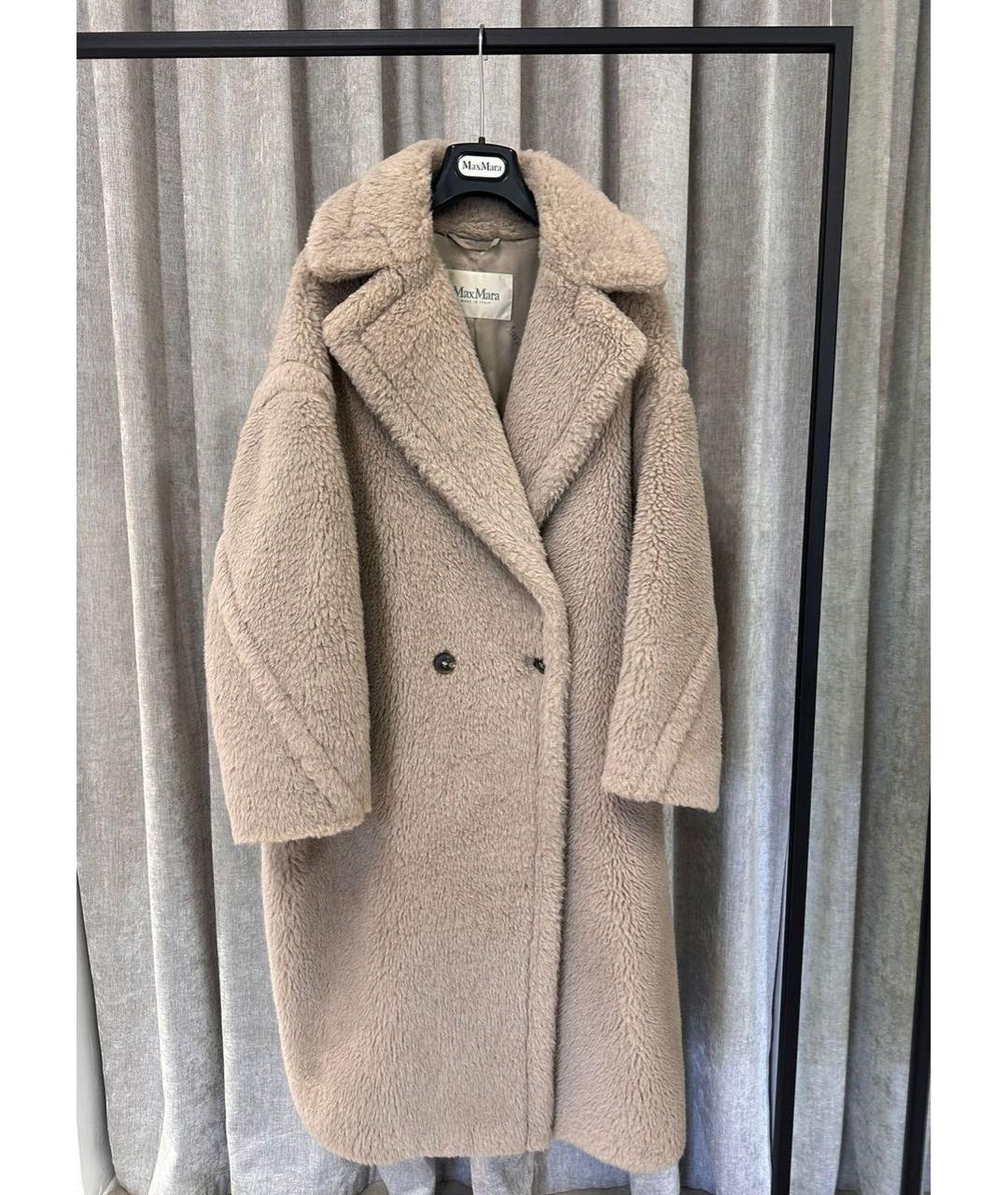 MAX MARA Бежевая шуба, фото 2
