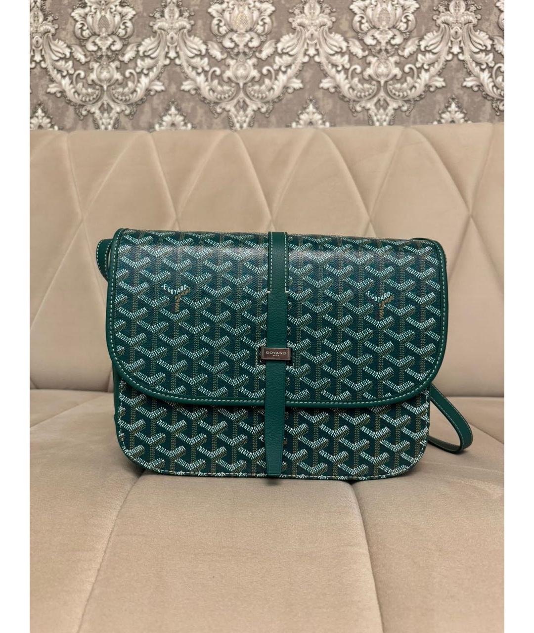 GOYARD Зеленая сумка на плечо, фото 5