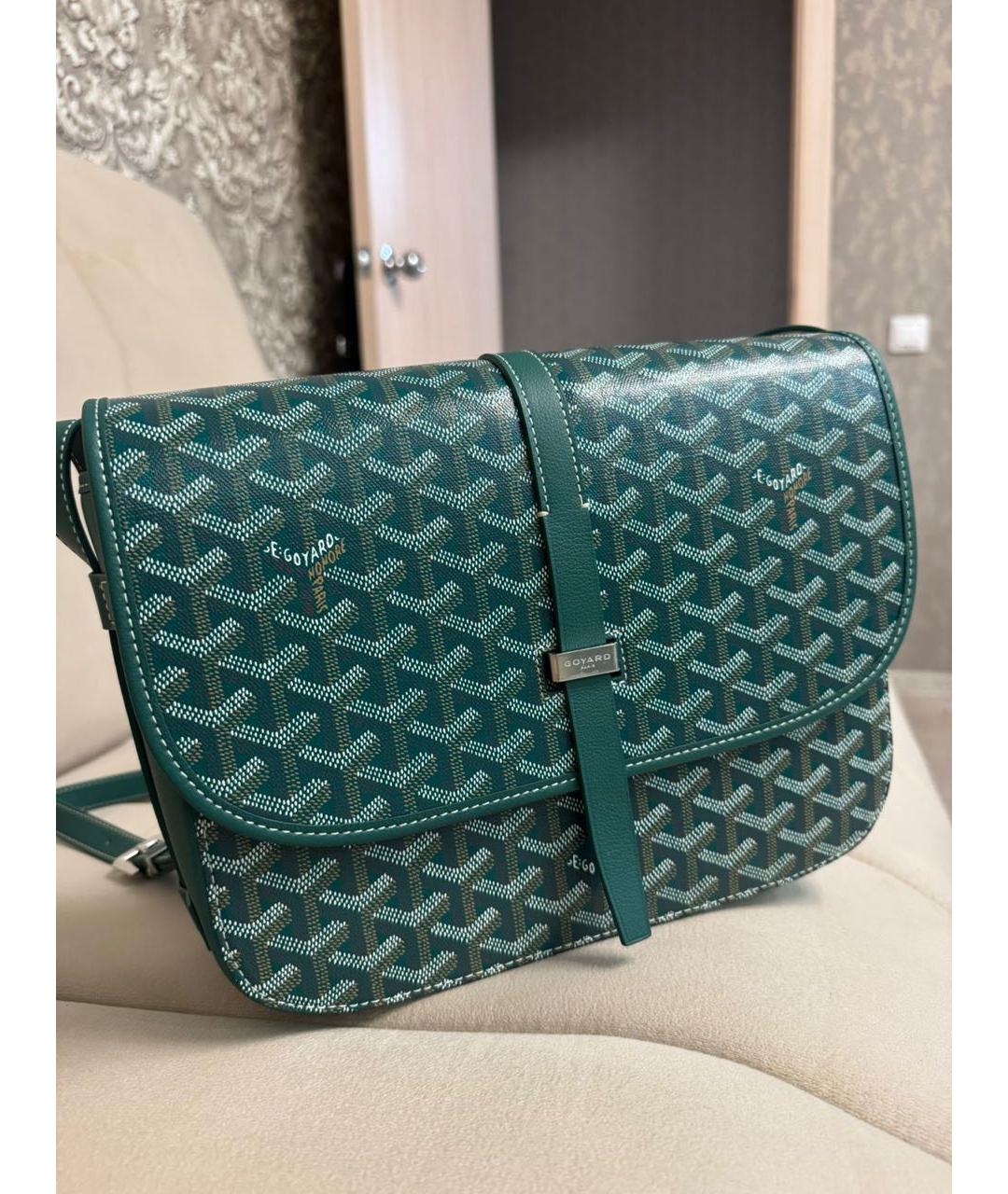 GOYARD Зеленая сумка на плечо, фото 2