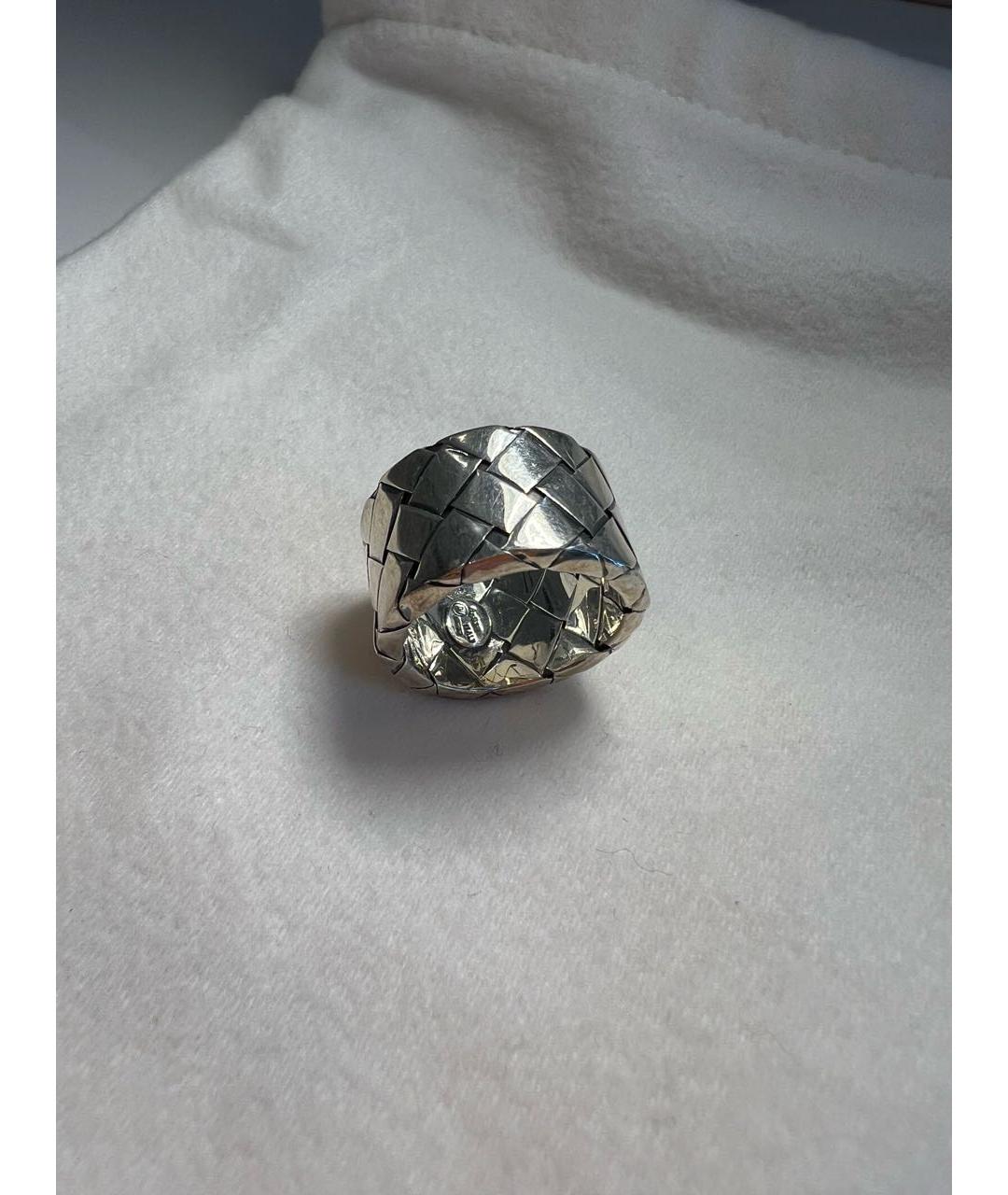 BOTTEGA VENETA Серебряное серебряное кольцо, фото 3