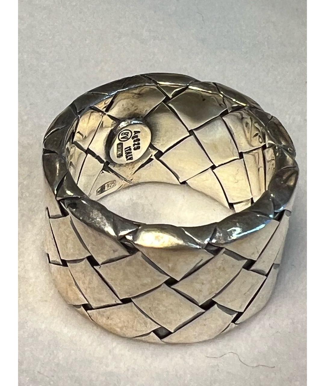 BOTTEGA VENETA Серебряное серебряное кольцо, фото 4