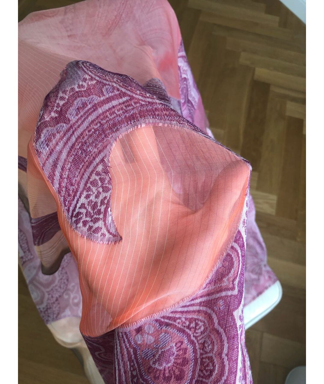 ETRO Мульти шелковый шарф, фото 3