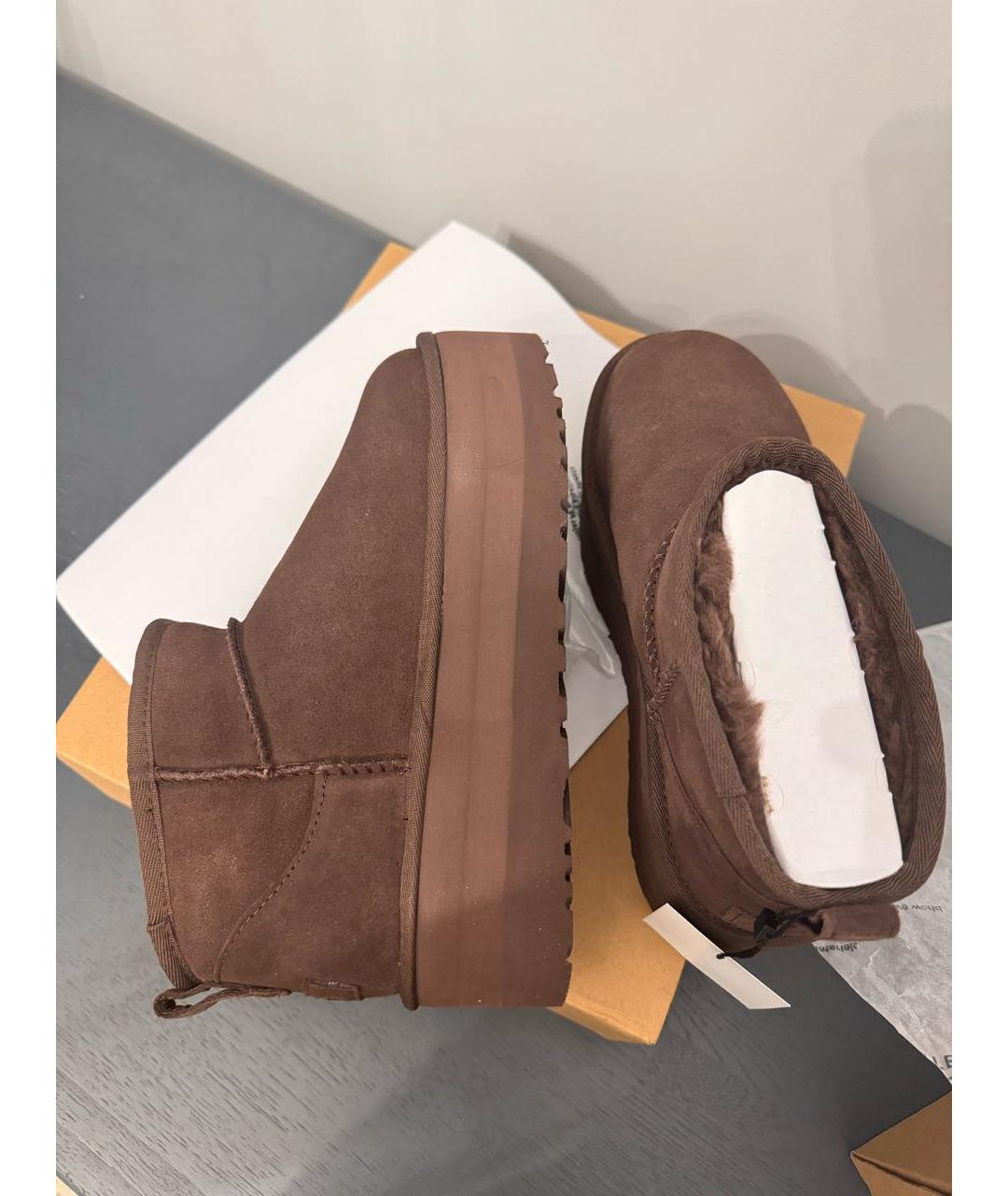 UGG AUSTRALIA Коричневые ботинки, фото 2