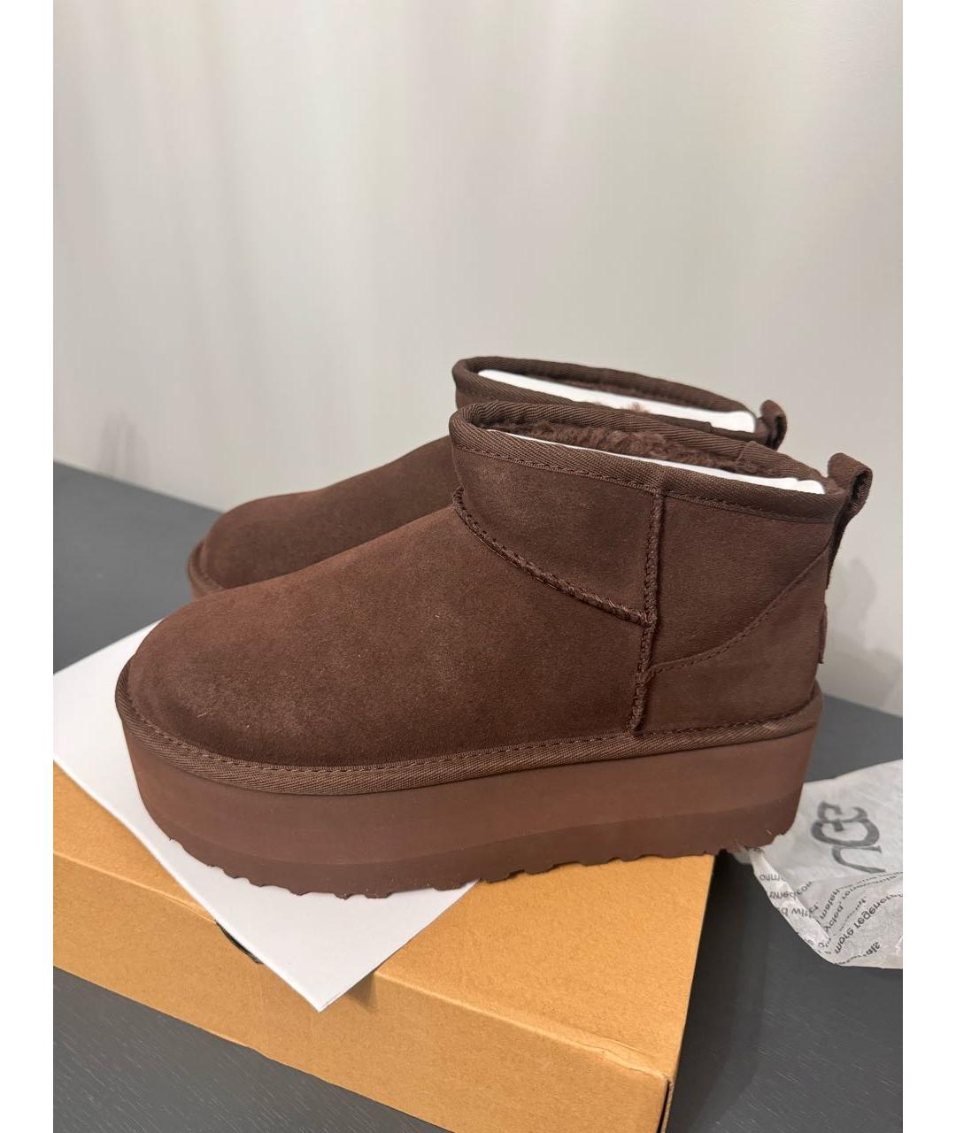 UGG AUSTRALIA Коричневые ботинки, фото 9