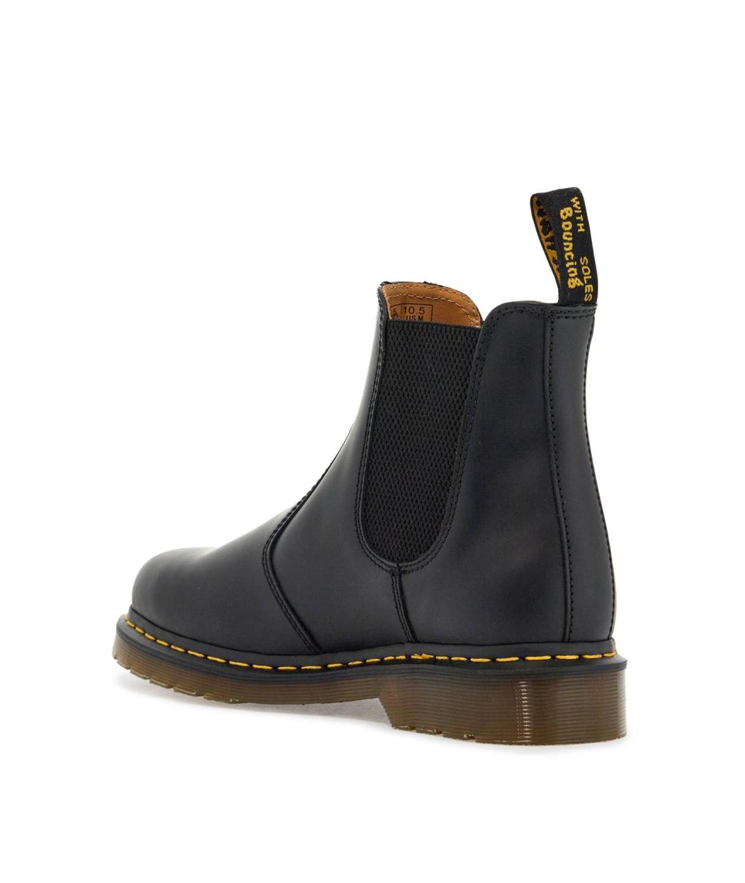 DR. MARTENS Черные кожаные низкие ботинки, фото 3