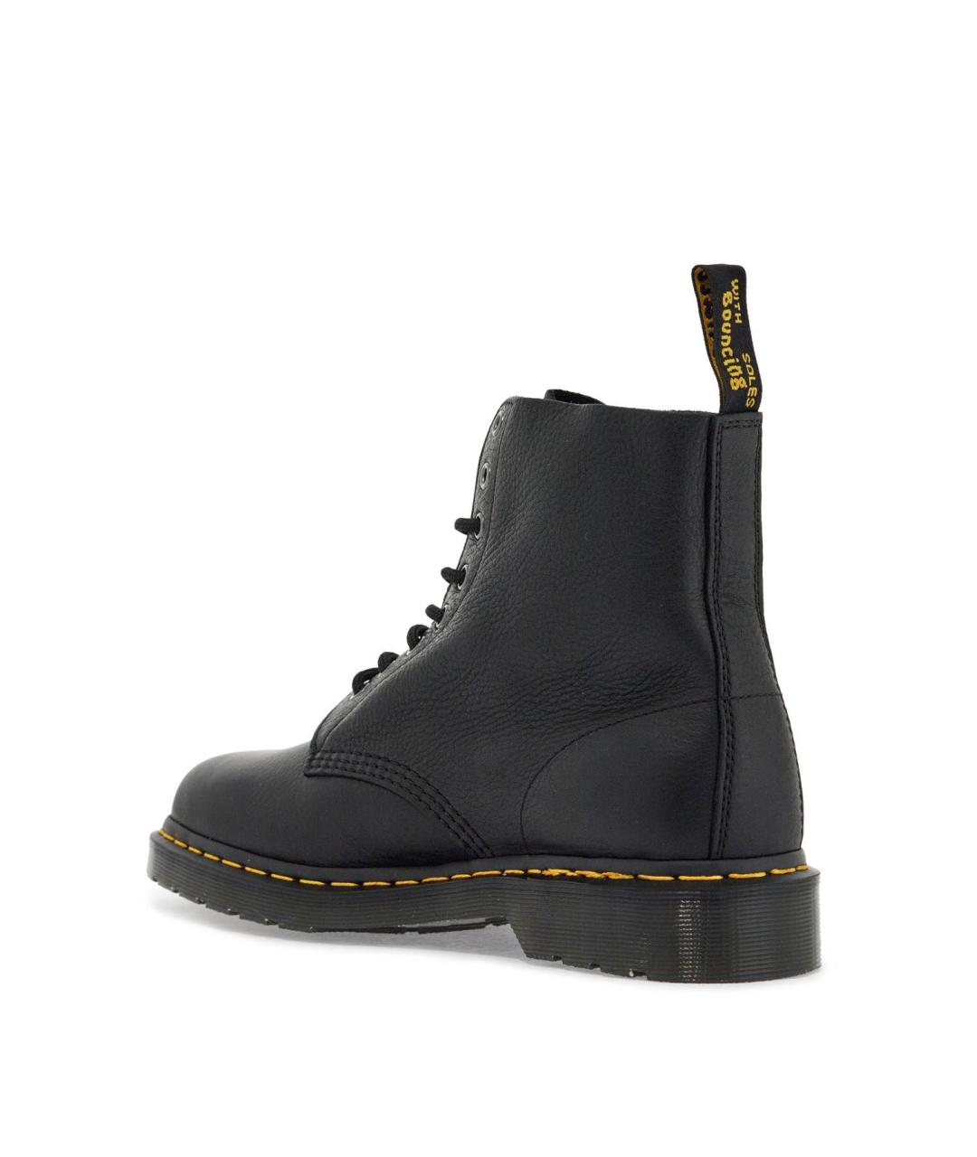 DR. MARTENS Черные кожаные высокие ботинки, фото 3