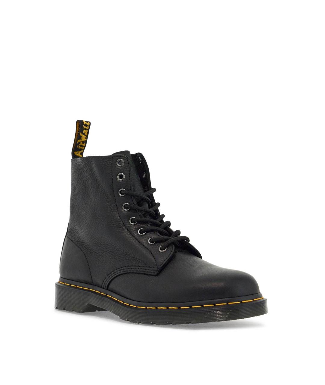 DR. MARTENS Черные кожаные высокие ботинки, фото 5