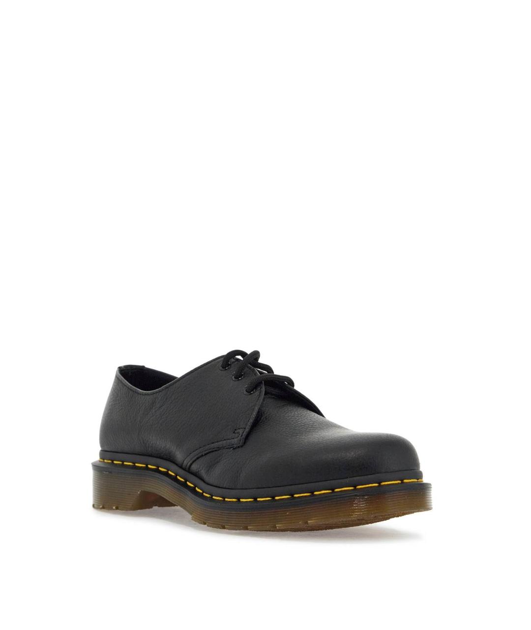 DR. MARTENS Черные кожаные ботинки, фото 5