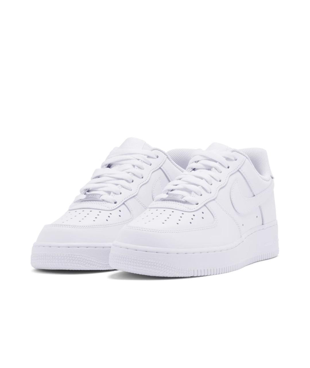 NIKE Белые кожаные кроссовки, фото 2