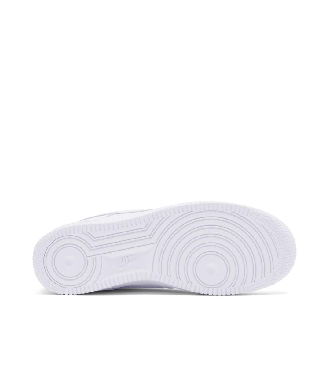 NIKE Белые кожаные низкие кроссовки / кеды, фото 5