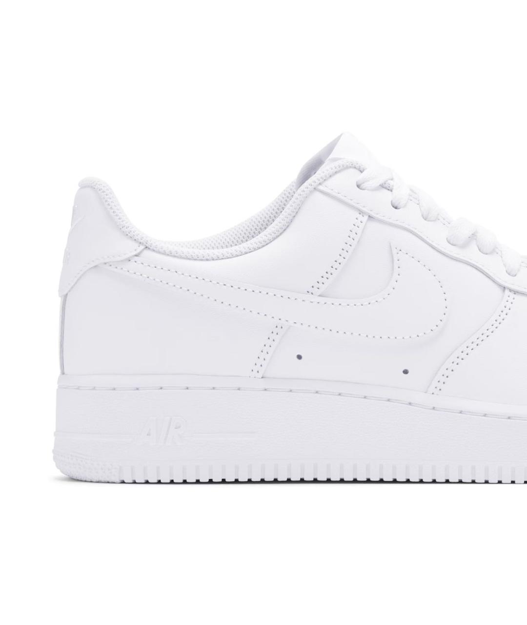 NIKE Белые кожаные низкие кроссовки / кеды, фото 3