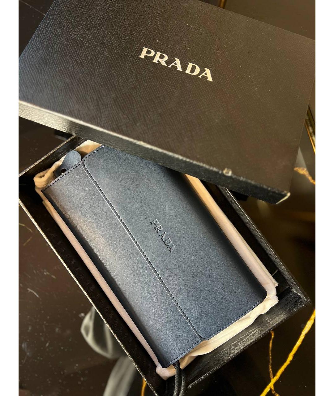 PRADA Синий кардхолдер, фото 5