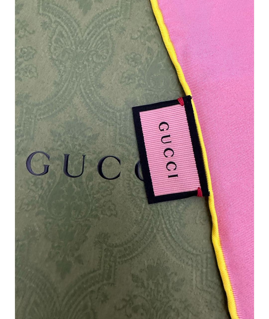 GUCCI Мульти шелковый шарф, фото 2