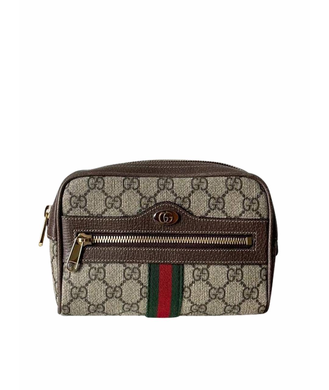 GUCCI Бежевая поясная сумка, фото 1