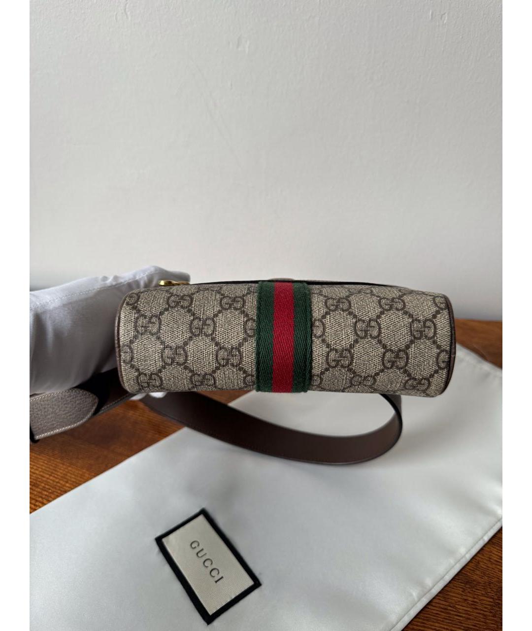 GUCCI Бежевая поясная сумка, фото 5